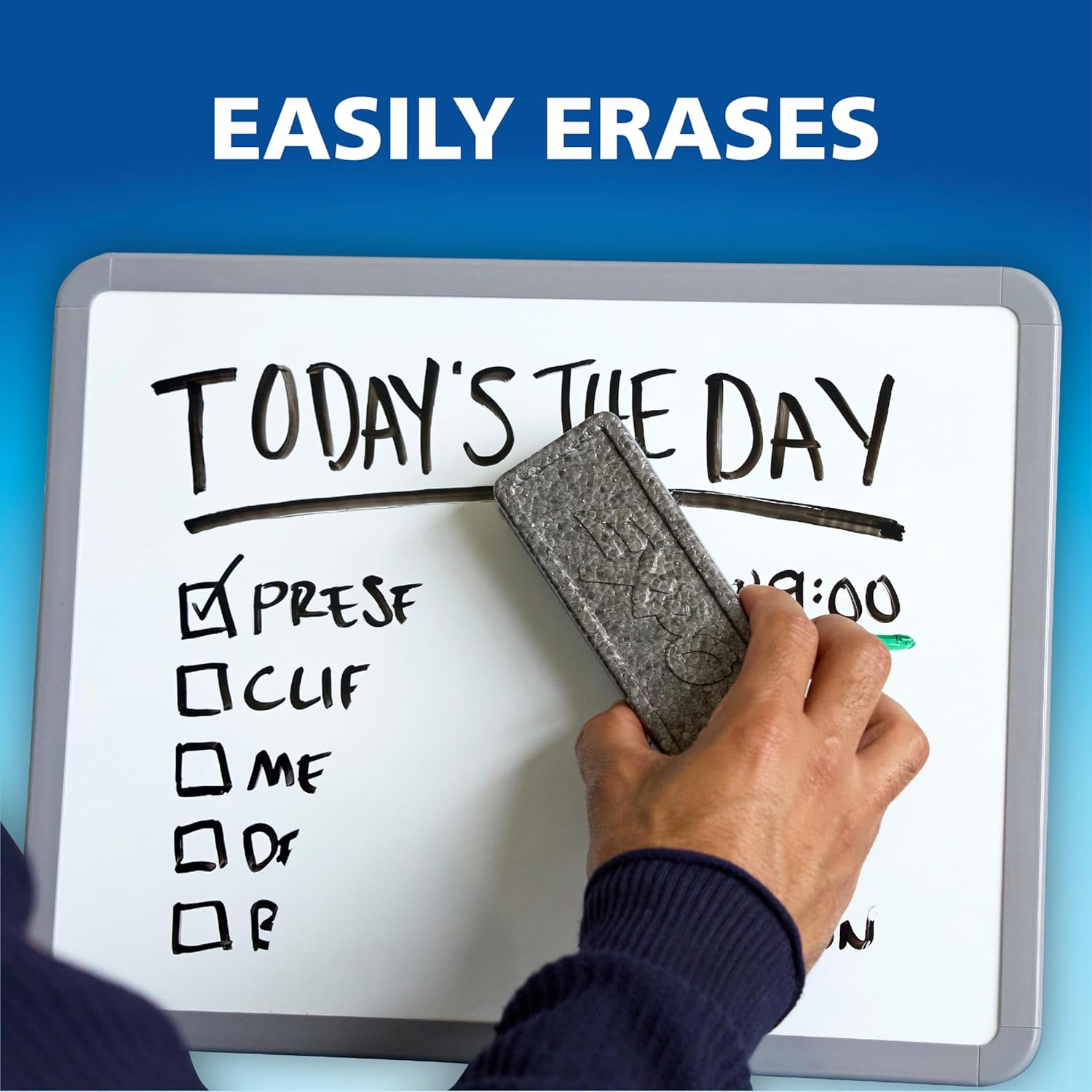 EXPO Dry Erase Markers Kit, Chisel Tip, Assorted Colors, Eraser, Spray Cleaner, 6 Count - Image 5